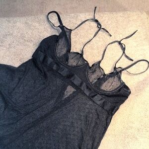 Sexy Black Lace Babydoll